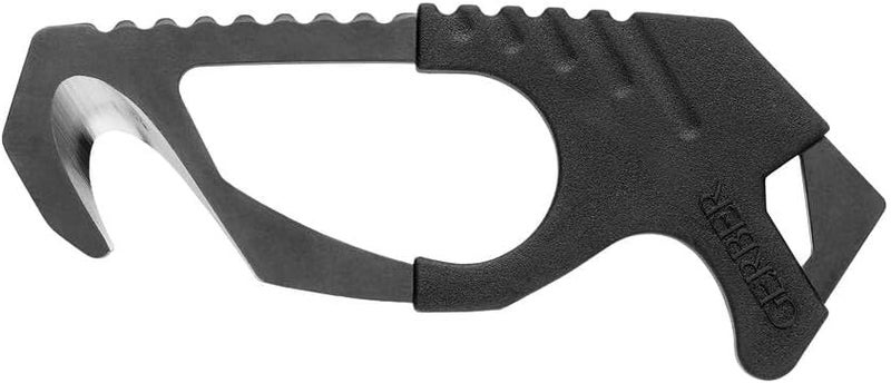 Gerber أداة قطع حزام الأمان مع ثقب حبل ومكسر زجاج، أسود، بحجم جيب 5 × 2.5 × 1 بوصة - Image 2